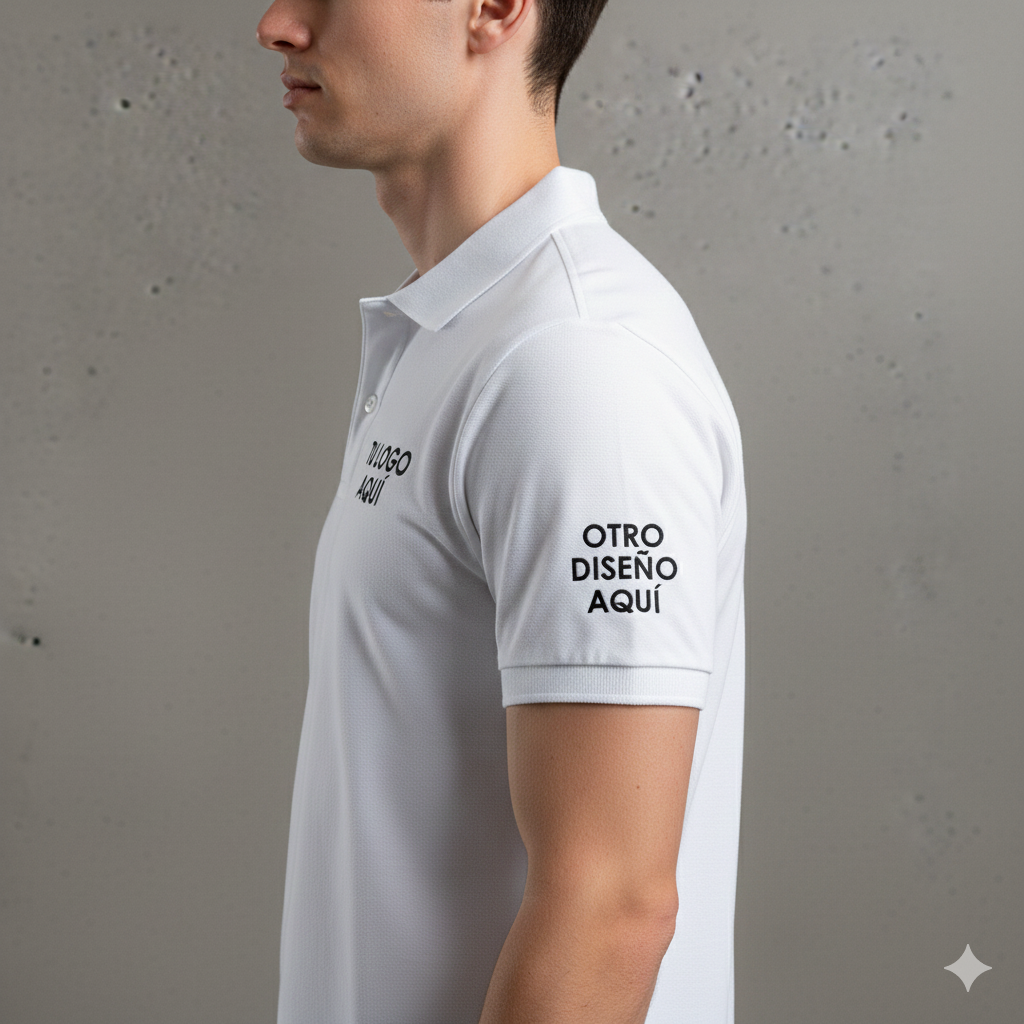 Tipo Polo Empresarial Premium + Logo Personalizado