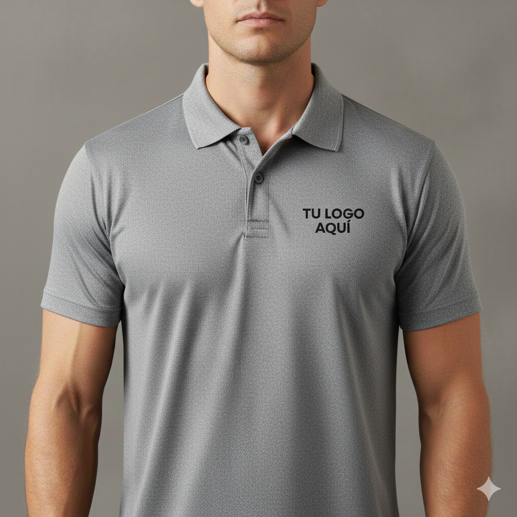 Tipo Polo Empresarial Premium + Logo Personalizado