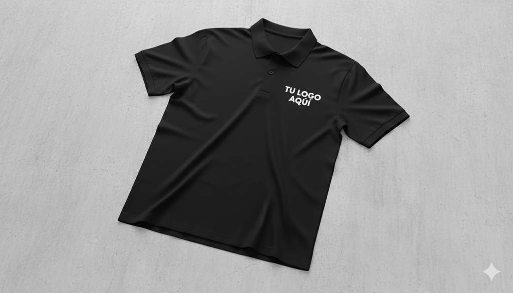 Tipo Polo Empresarial Premium + Logo Personalizado