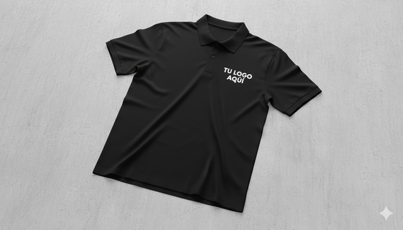 Tipo Polo Empresarial Premium + Logo Personalizado