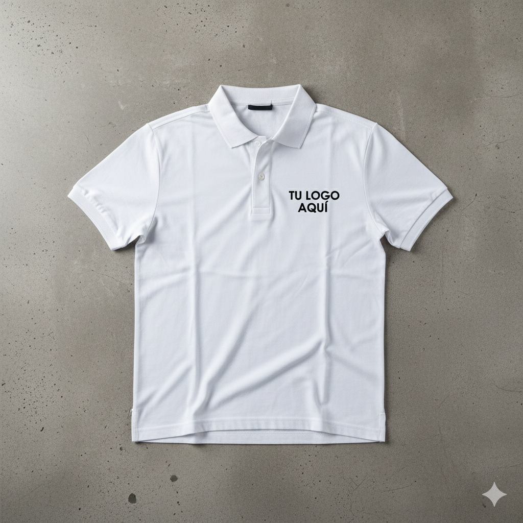 Tipo Polo Empresarial Premium + Logo Personalizado